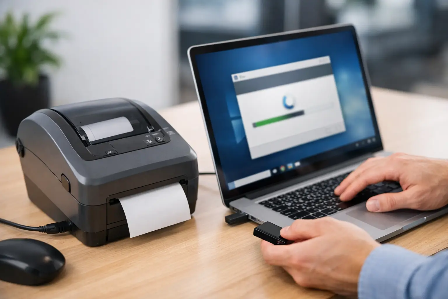 Címkenyomtató driver telepítése Windows rendszerre